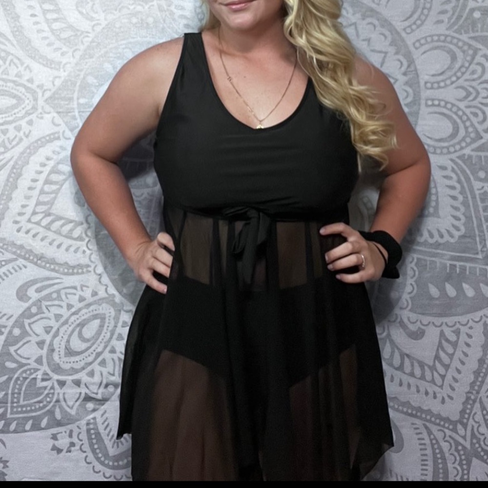 Jireh plus sizes bathing suit high waist tankini